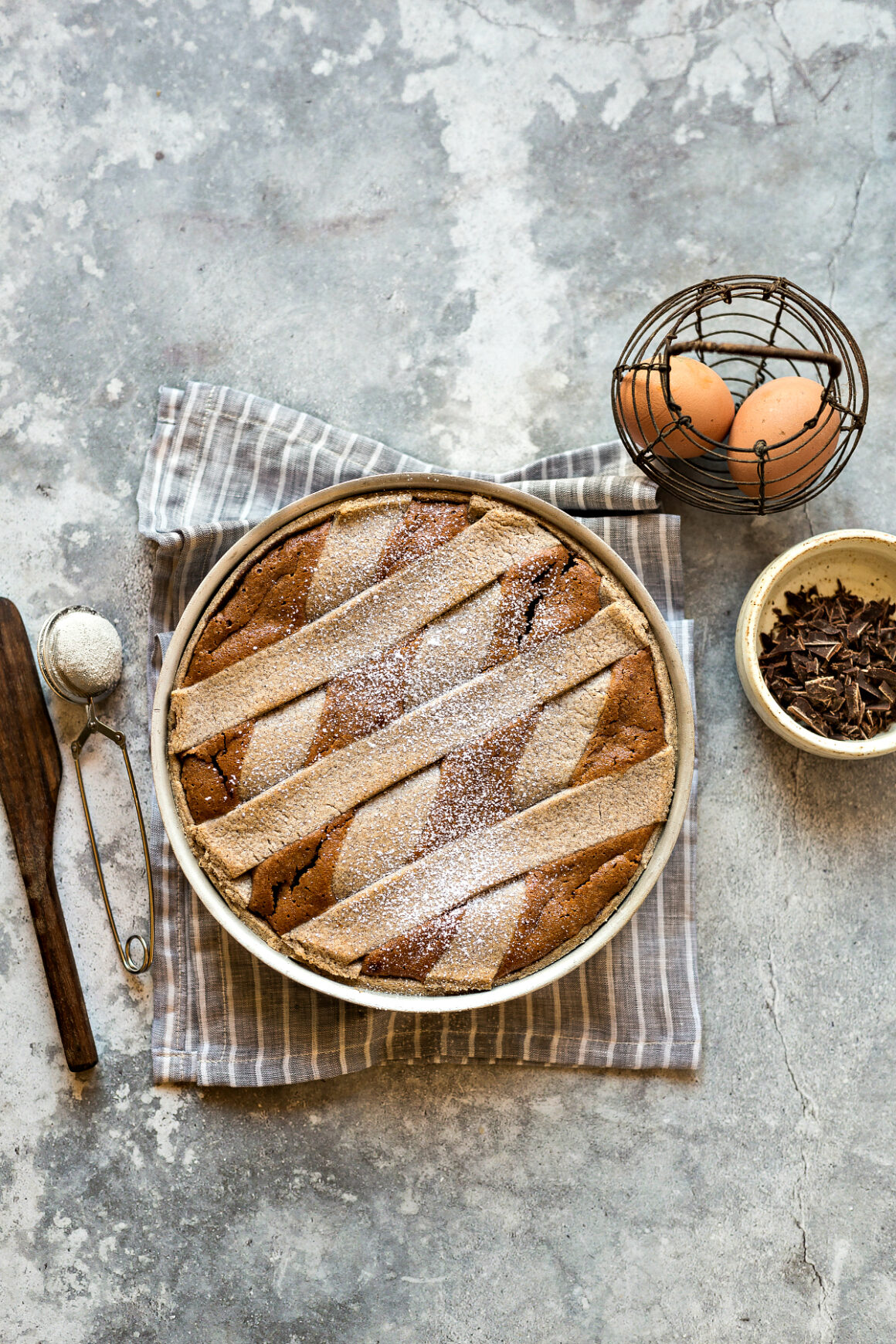 Pastiera al cioccolato senza canditi - Gabila Gerardi